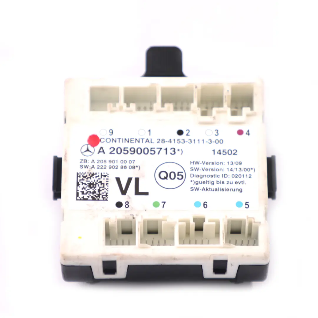 Modulo porta Mercedes W205 anteriore sinistro Unità modulo porta per con numero di parte A2059005713 Modulo porta Mercedes W205 anteriore sinistro Unità modulo porta - SKU A2059005713 - Numero di parte A2059005713