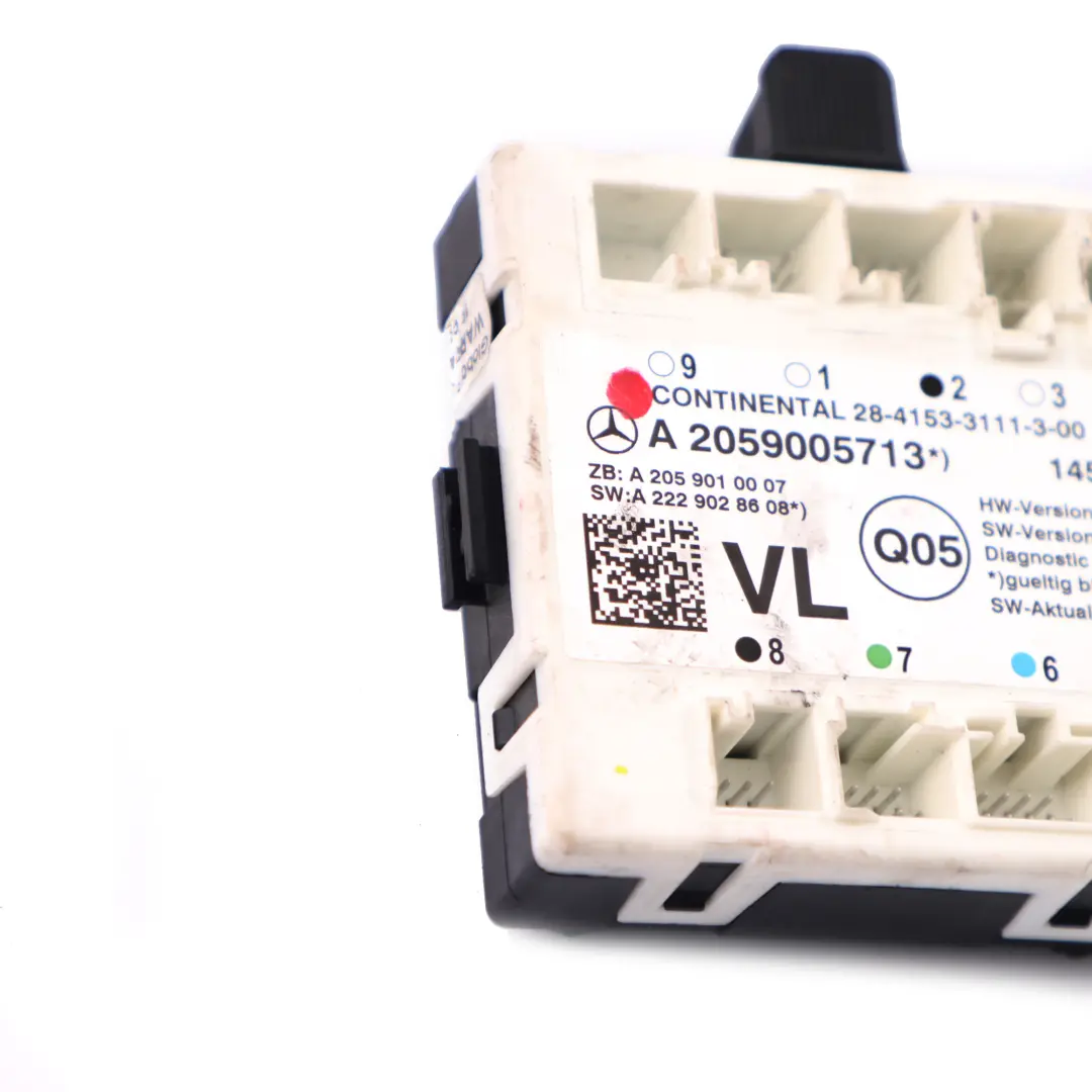 Modulo porta Mercedes W205 anteriore sinistro Unità modulo porta per con numero di parte A2059005713 Modulo porta Mercedes W205 anteriore sinistro Unità modulo porta - SKU A2059005713 - Numero di parte A2059005713