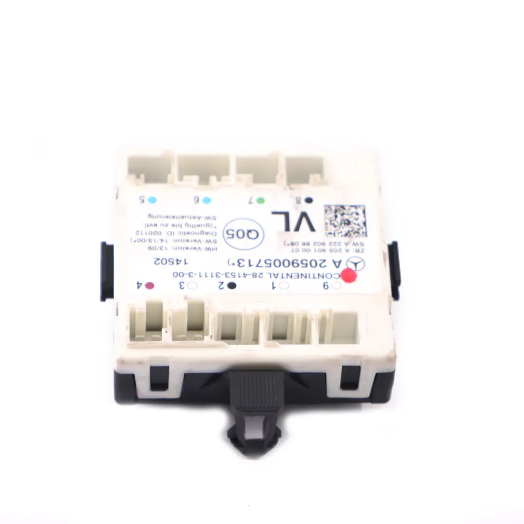 Door Module Mercedes W205 Front Left N/S Door Control Module Unit to with Part number A2059005713 Door Module Mercedes W205 Front Left N/S Door Control Module Unit - SKU A2059005713 - Part number A2059005713