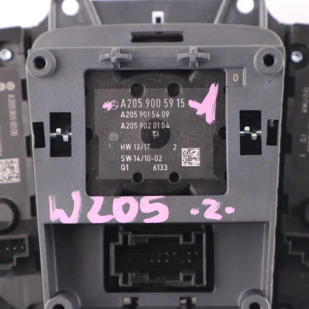 Mercedes W205 Konsole Schalter Panel Sat Navigation Knopf Controller - SKU A2059005915-1 - Teilenummer A2059005915
