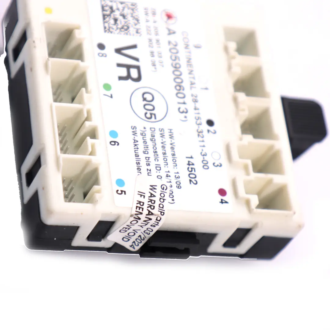 Door Module Mercedes W205 Front Right O/S Door Control Module Unit to with Part number A2059006013 Door Module Mercedes W205 Front Right O/S Door Control Module Unit - SKU A2059006013 - Part number A2059006013