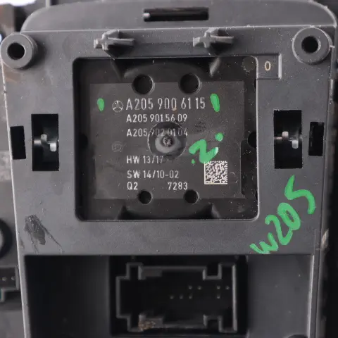 Console Switch Panel Sat Navigation Knob Controller to Mercedes W205 with Part number A2059006115 Mercedes W205 Console Switch Panel Sat Navigation Knob Controller - SKU A2059006115 - Part number A2059006115