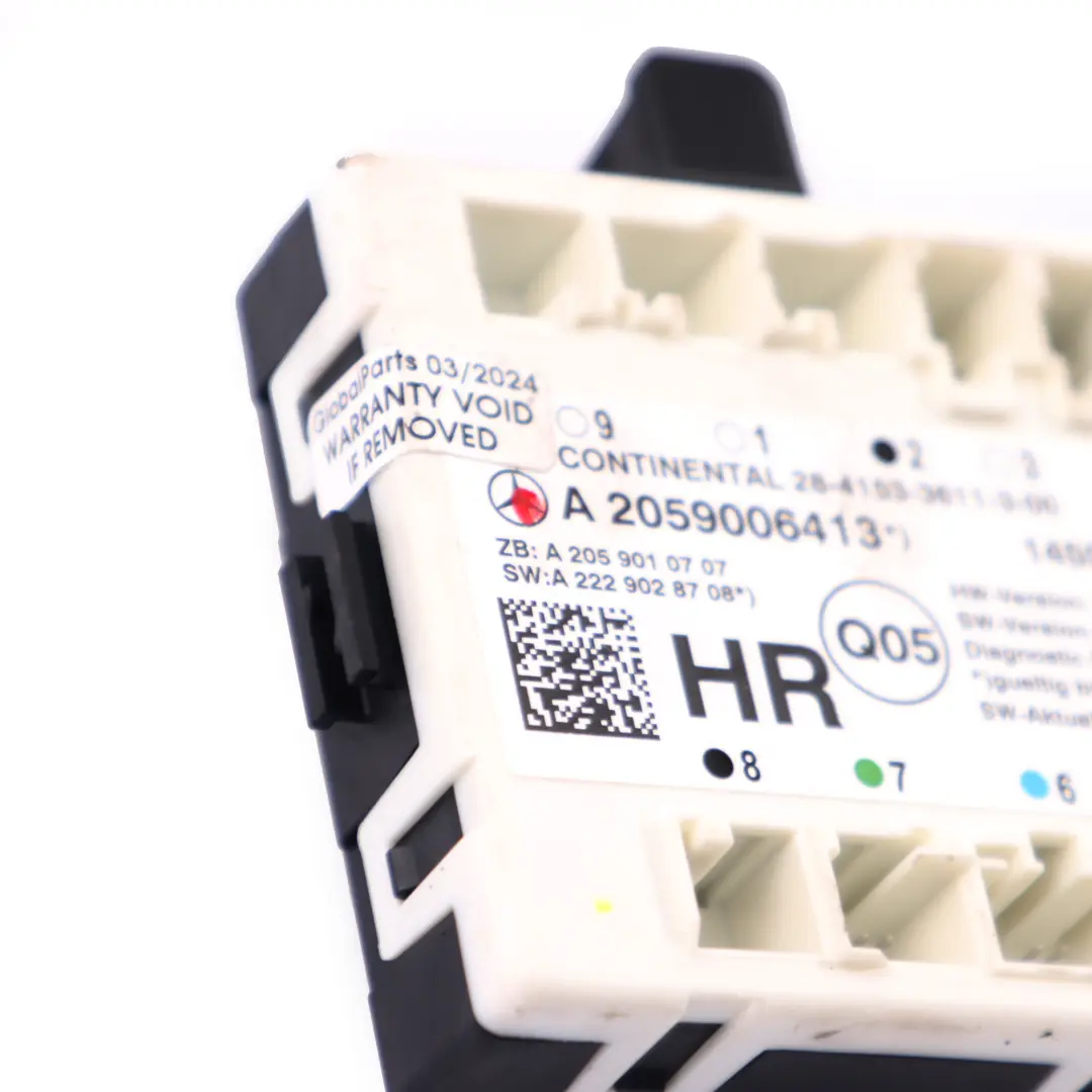 Módulo de puerta W205 Módulo de puerta trasera derecha ECU para con número de pieza A2059006413 Módulo de puerta W205 Módulo de puerta trasera derecha ECU - SKU A2059006413 - Número de pieza A2059006413