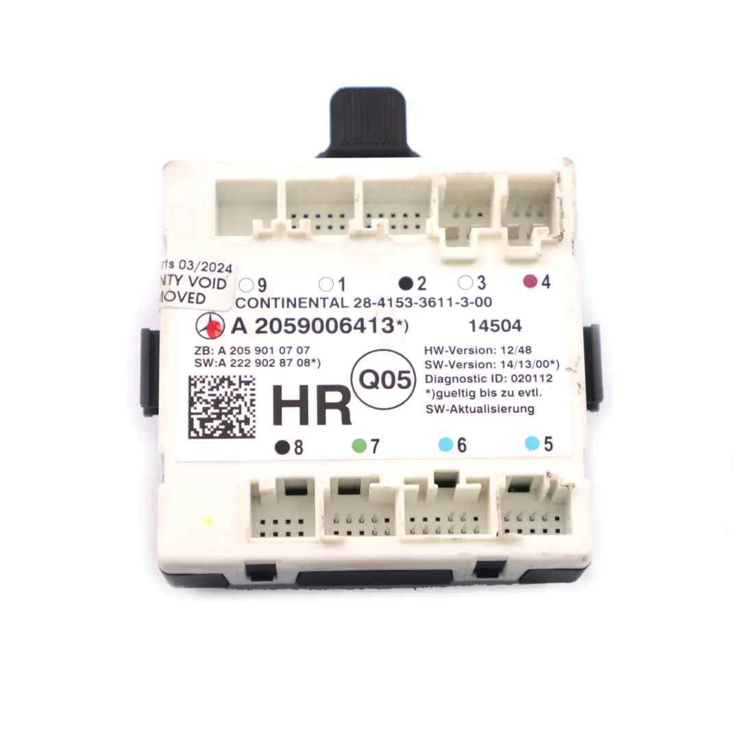W205 Module de commande de la porte arrière droite ECU - SKU A2059006413 - Numéro de pièce A2059006413