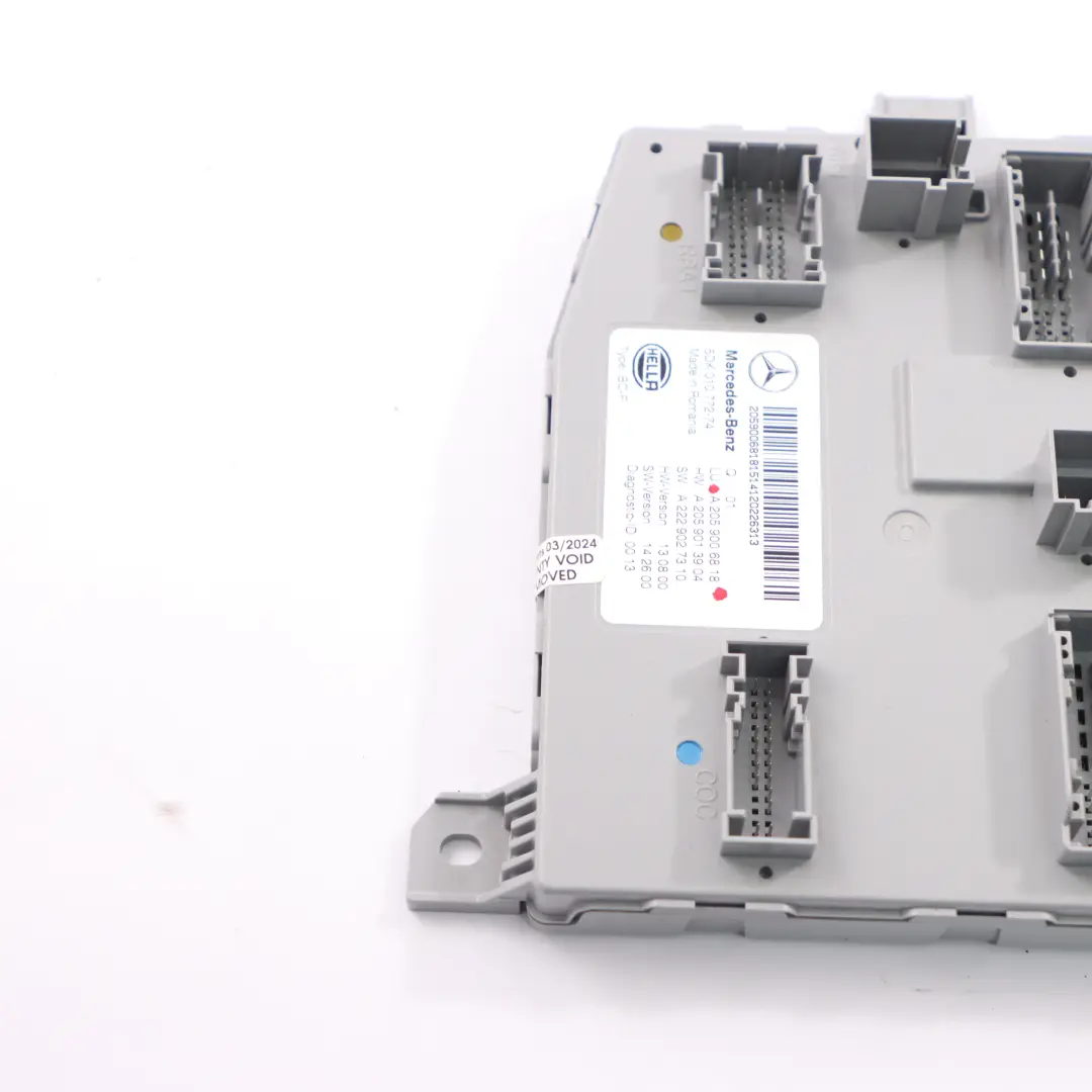 Mercedes W205 SAM Module Front Body Comfort Control Unit ECU - SKU A2059006818 - Part number A2059006818
