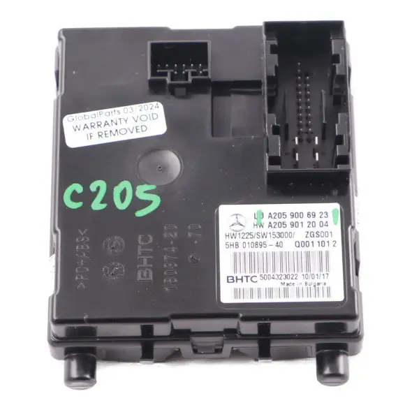Air Conditioning Module Mercedes C205 X253 A/C Control Unit ECU - SKU A2059006923 - Part number A2059006923