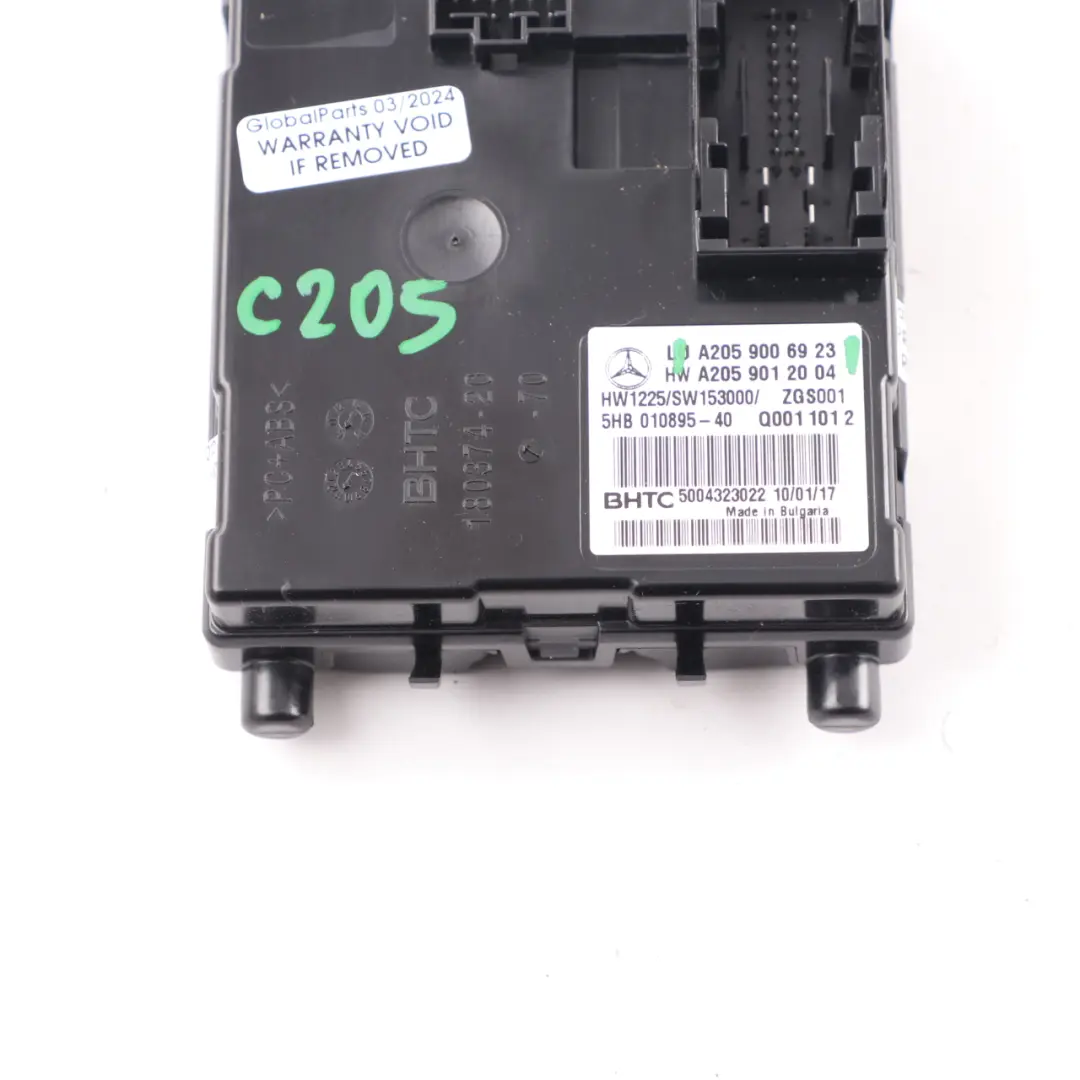 Air Conditioning Module Mercedes C205 X253 A/C Control Unit ECU - SKU A2059006923 - Part number A2059006923