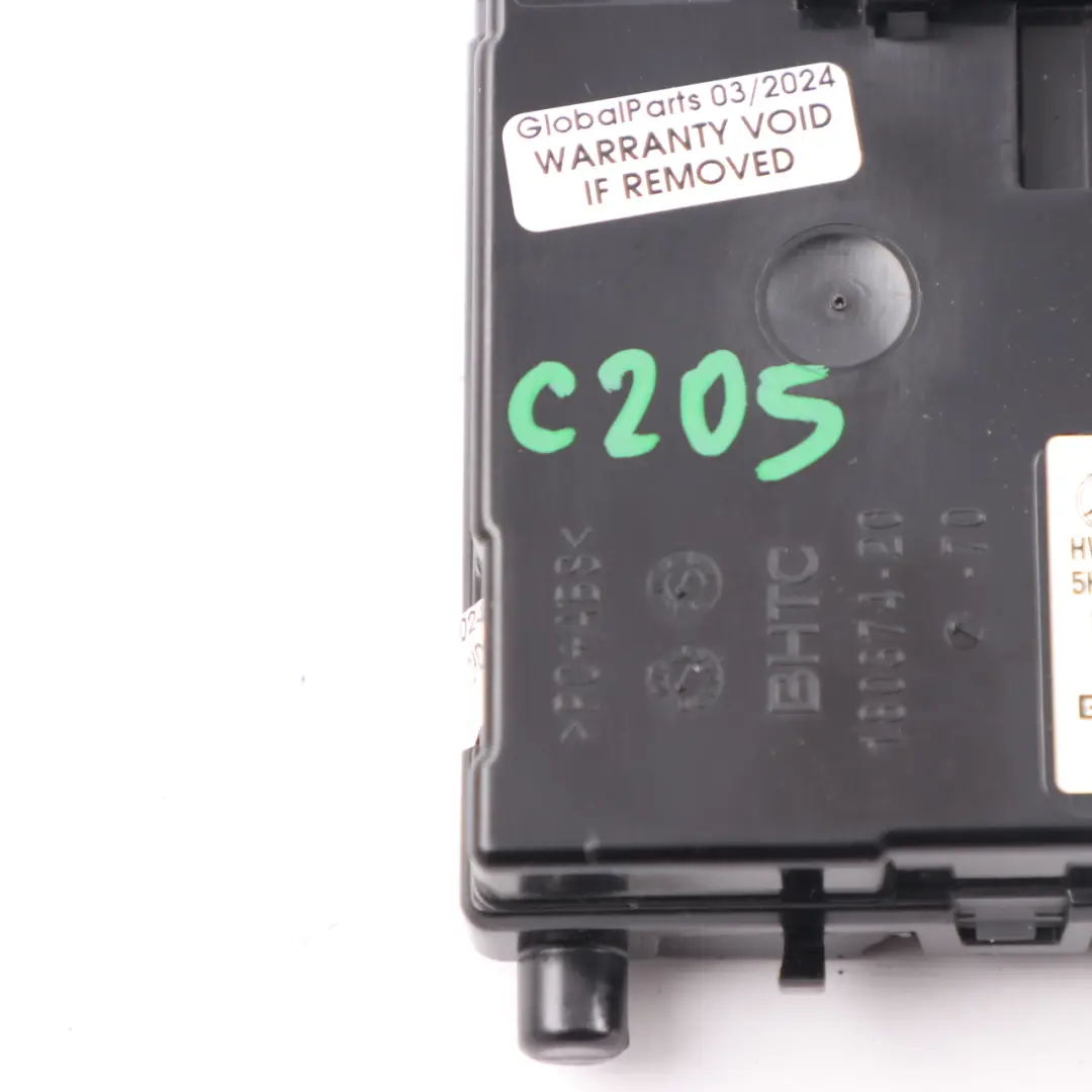 Air Conditioning Module Mercedes C205 X253 A/C Control Unit ECU - SKU A2059006923 - Part number A2059006923