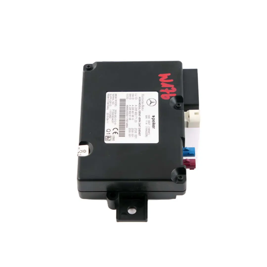 Telematics Communication Control Unit Module to Mercedes W176 W212 W246 with Part number A2059007123 Mercedes W176 W212 W246 Telematics Communication Control Unit Module - SKU A2059007123 - Part number A2059007123