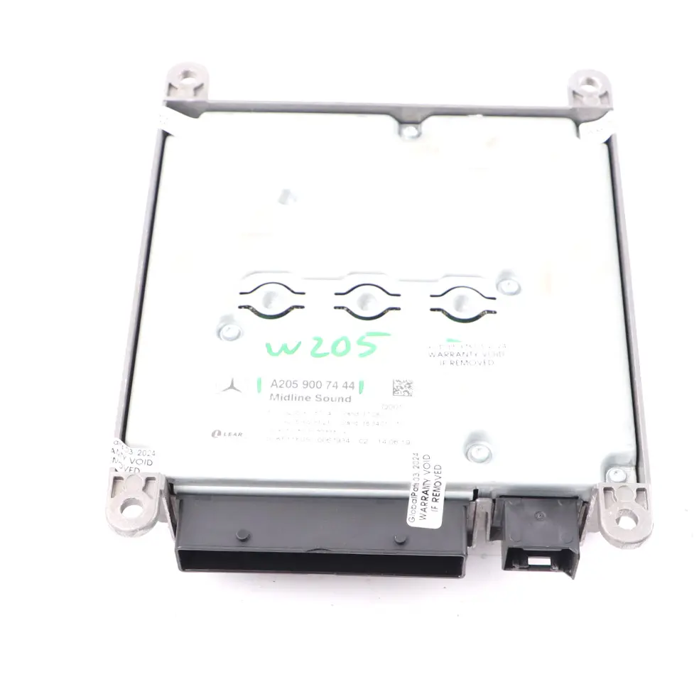 Sound Verstärker Mercedes W205 Midline Sound System Steuermodul für mit Teilenummer A2059007444 Sound Verstärker Mercedes W205 Midline Sound System Steuermodul - SKU A2059007444 - Teilenummer A2059007444