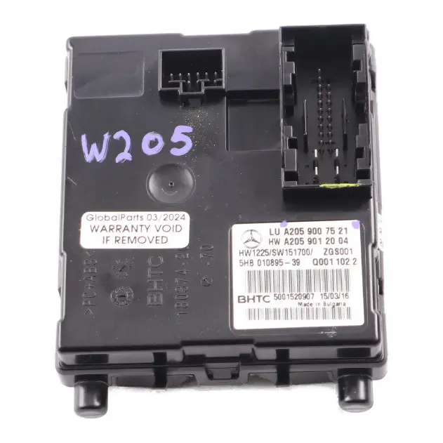 Module de contrôle du système de climatisation pour Mercedes W205 à propos du numéro de pièce A2059007521 Mercedes W205 Module de contrôle du système de climatisation - SKU A2059007521 - Numéro de pièce A2059007521