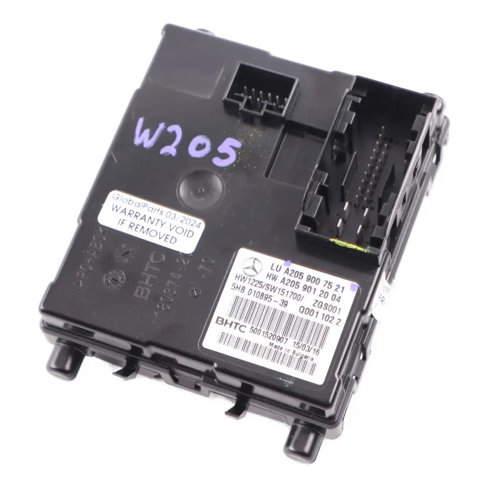 Aire Acondicionado A/C Módulo de Control del Sistema para Mercedes W205 con número de pieza A2059007521 Mercedes W205 Aire Acondicionado A/C Módulo de Control del Sistema - SKU A2059007521 - Número de pieza A2059007521