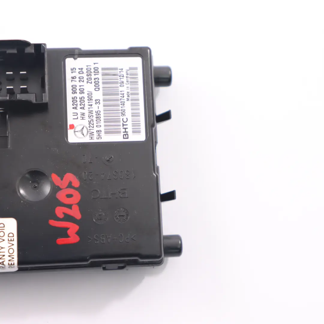 Modul Mercedes W205 Klimaanlagen steuerung Modul für mit Teilenummer A2059007615 Modul Mercedes W205 Klimaanlagen steuerung Modul - SKU A2059007615 - Teilenummer A2059007615