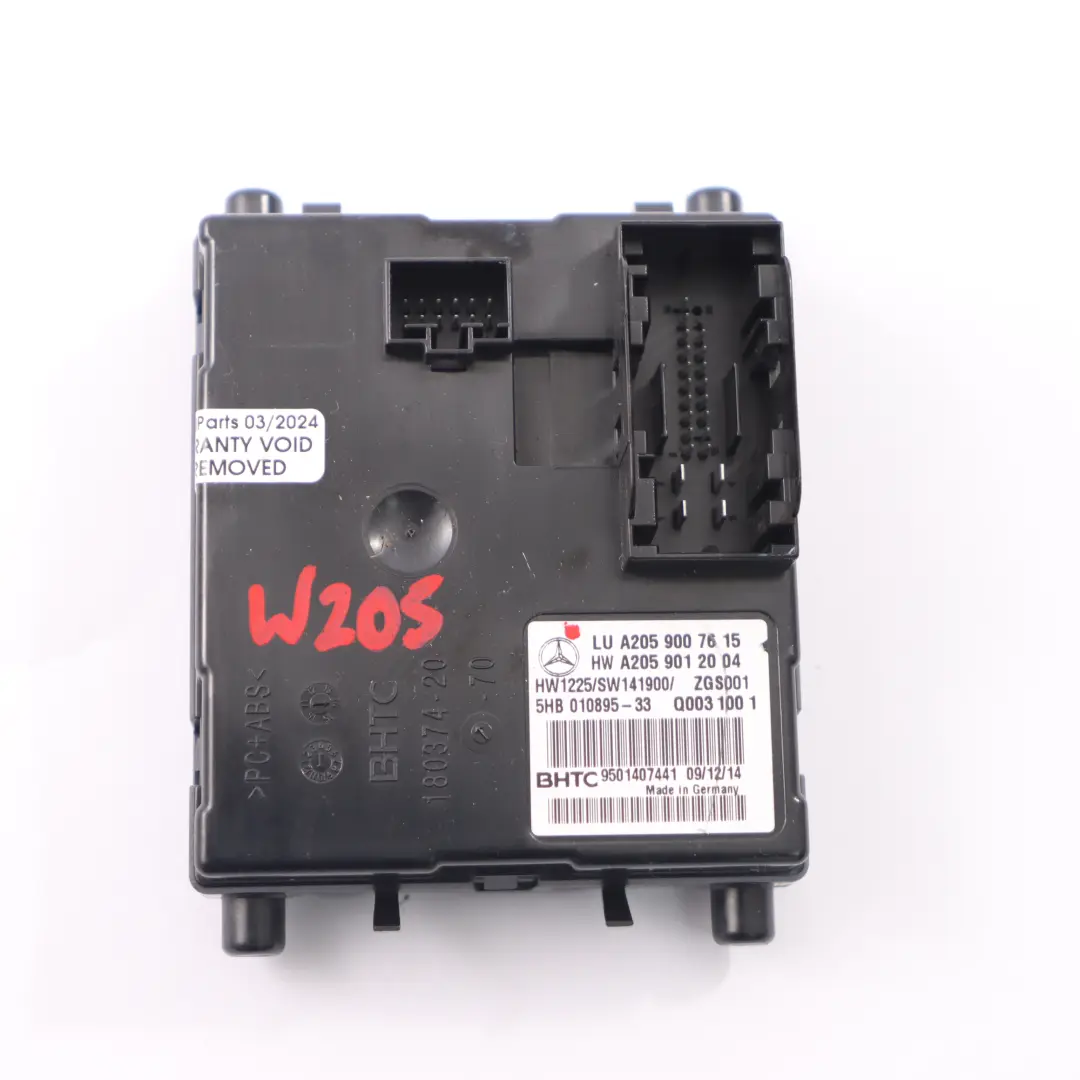  Module Mercedes W205 Air Conditioning Control Module - SKU A2059007615 - Part number A2059007615