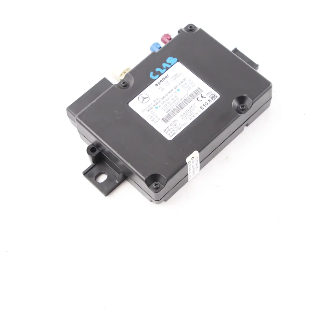 Module télématique Mercedes W176 W205 W218 Unité contrôle pour à propos du numéro de pièce A2059008218 Module télématique Mercedes W176 W205 W218 Unité contrôle - SKU A2059008218 - Numéro de pièce A2059008218
