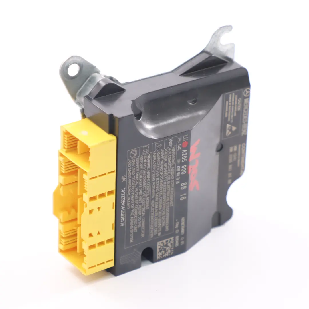 Modulo di sicurezza Mercedes W205 Unità modulo di controllo SRS aria per con numero di parte A2059008618 Modulo di sicurezza Mercedes W205 Unità modulo di controllo SRS aria - SKU A2059008618-1 - Numero di parte A2059008618