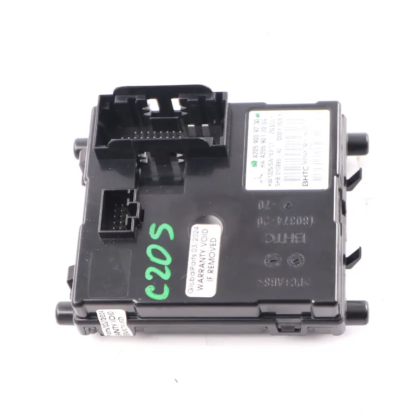 Módulo Aire Acondicionado Mercedes C205 X253 A/C Unidad Control ECU A2059006923 para con número de pieza A2059009230 Módulo Aire Acondicionado Mercedes C205 X253 A/C Unidad Control ECU A2059006923 - SKU A2059009230 - Número de pieza A2059009230