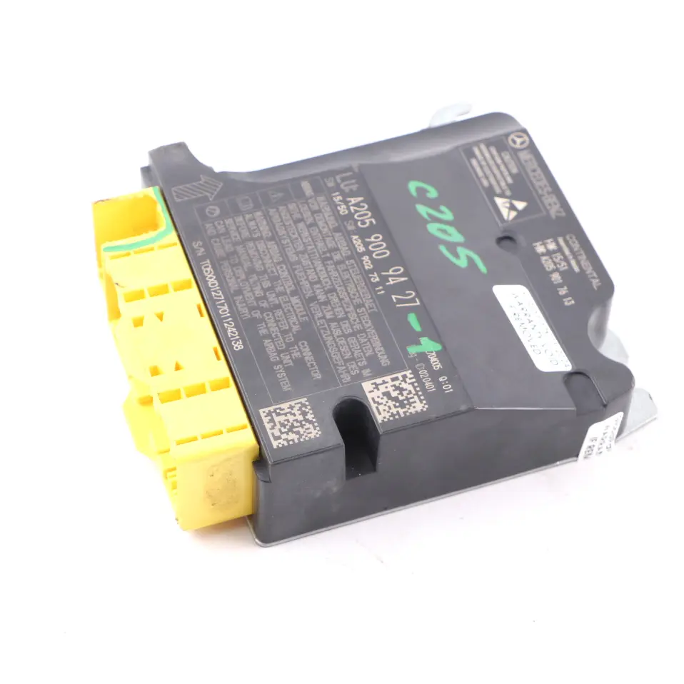 SRC Module Mercedes W205 Front Air Module SRS Control Unit ECU to with Part number A2059009427 SRC Module Mercedes W205 Front Air Module SRS Control Unit ECU - SKU A2059009427-1 - Part number A2059009427