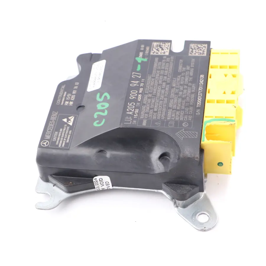  SRC Module Mercedes W205 Front Air Module SRS Control Unit ECU - SKU A2059009427-1 - Part number A2059009427