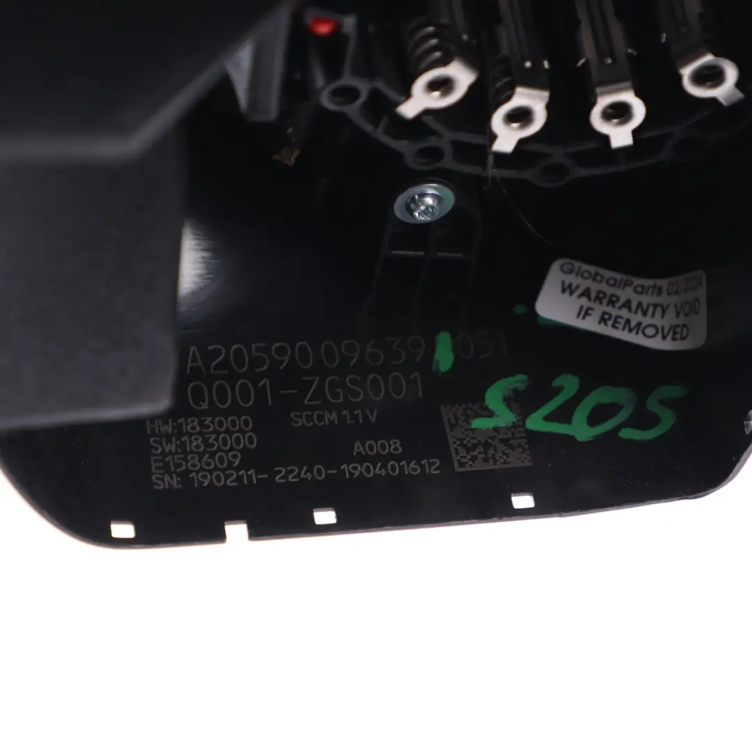 Mercedes S205 Commutateur Commande Colonne Direction Essuie-Glaces Automatique - SKU A2059009639-1 - Numéro de pièce A2059009639