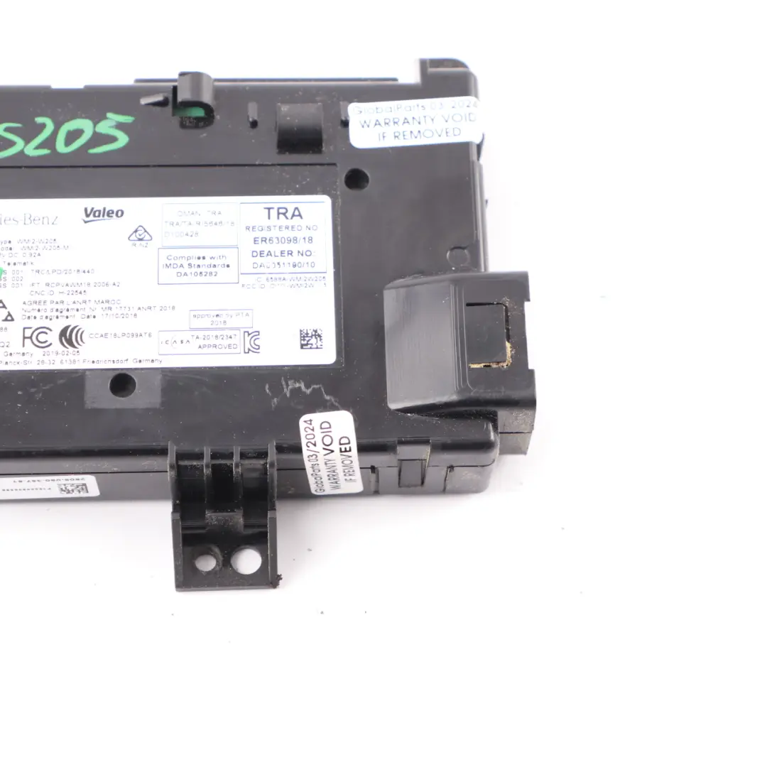 Mercedes W205 Moduł Telematic Bluetooth - SKU A2059009643 - Numer Części A2059009643