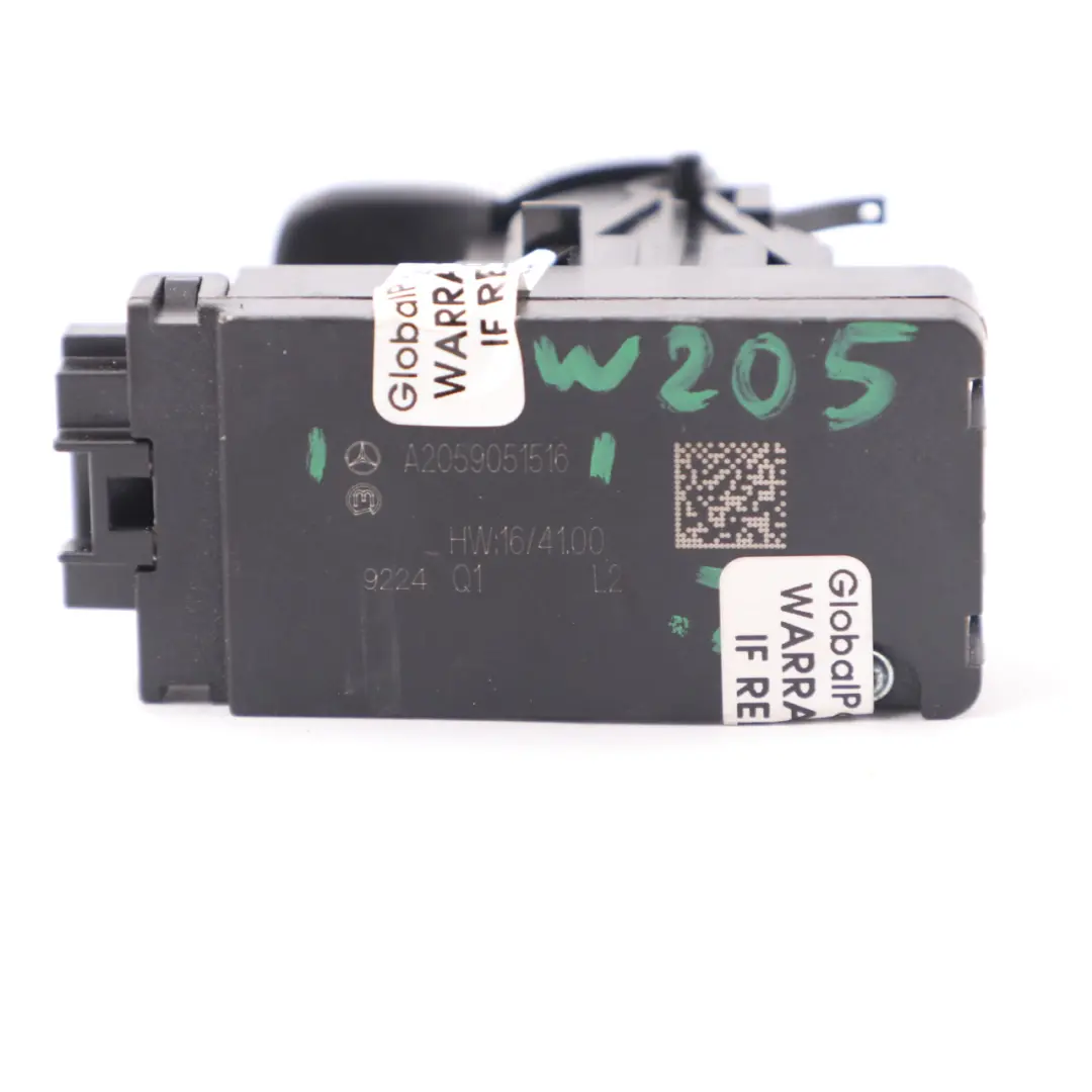  Interruptor electrónico de freno de estacionamiento Mercedes W205 - SKU A2059051516-1 - Número de pieza A2059051516