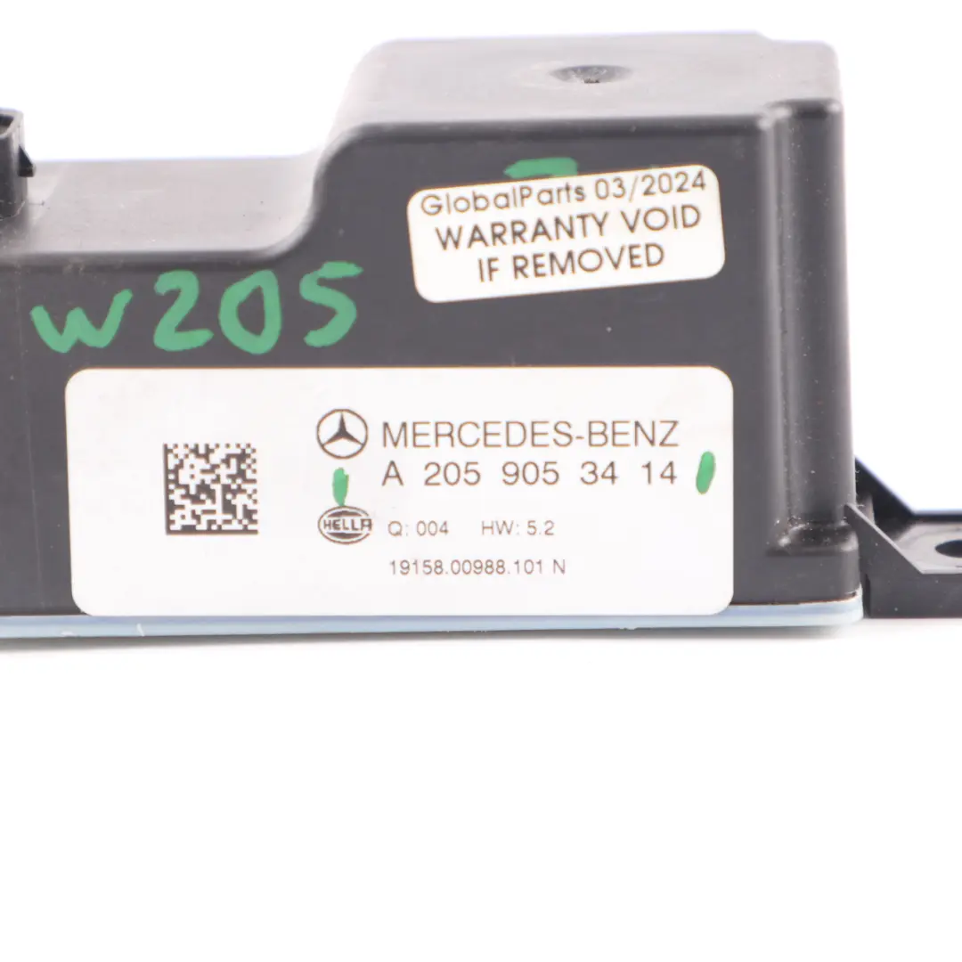 Voltaje Convertidor Regulador Módulo de Control Unidad para Mercedes W205 con número de pieza A2059053414 Mercedes W205 Voltaje Convertidor Regulador Módulo de Control Unidad - SKU A2059053414 - Número de pieza A2059053414