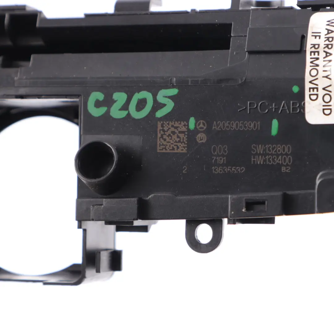 Switch Panel Mercedes W205 Centre Console Radio Hazard Light Switch to with Part number A2059053901 Switch Panel Mercedes W205 Centre Console Radio Hazard Light Switch - SKU A2059053901 - Part number A2059053901