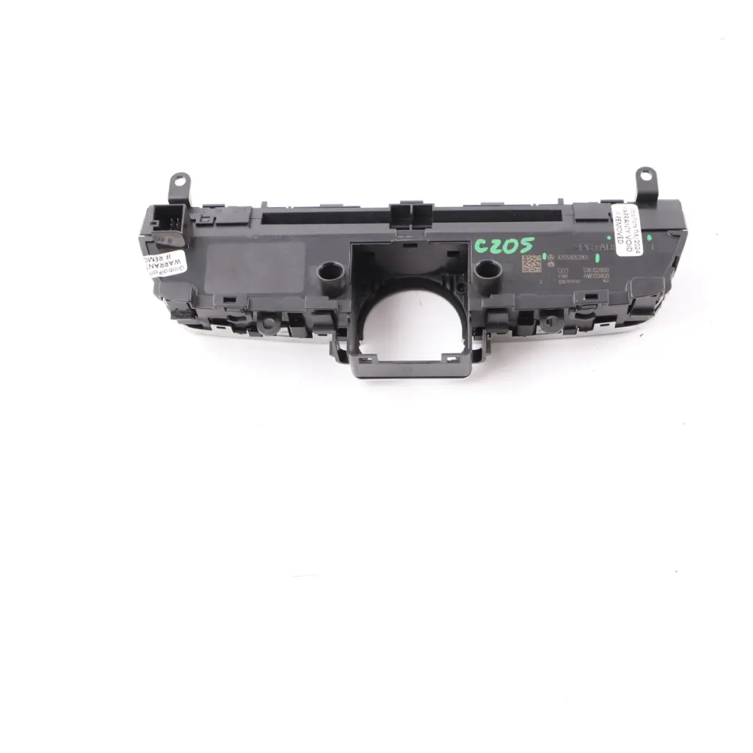  Panel interruptores Mercedes W205 Consola central Radio emergencia - SKU A2059053901 - Número de pieza A2059053901