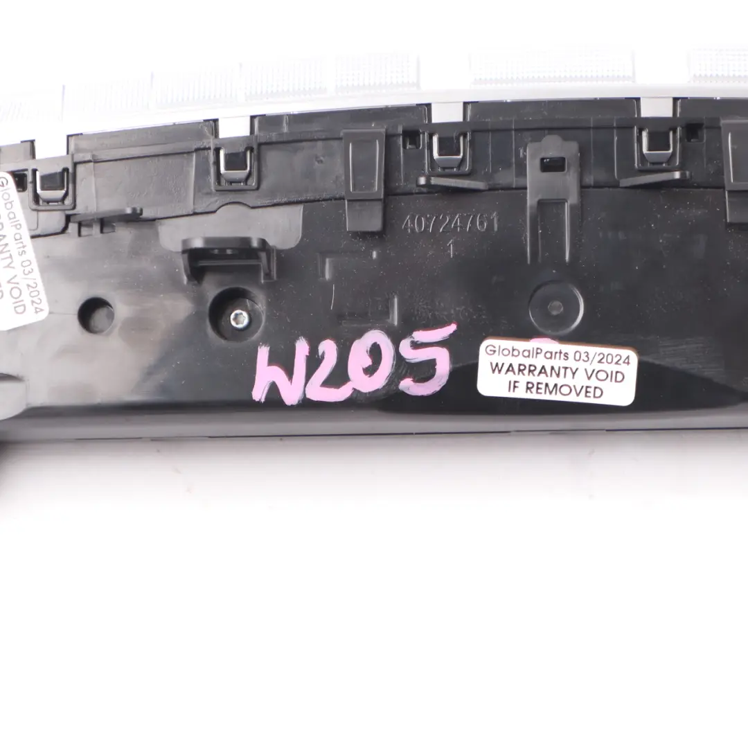  Pannello aria condizionata Mercedes W205 C253 Interruttore clima - SKU A2059054706 - Numero di parte A2059054706