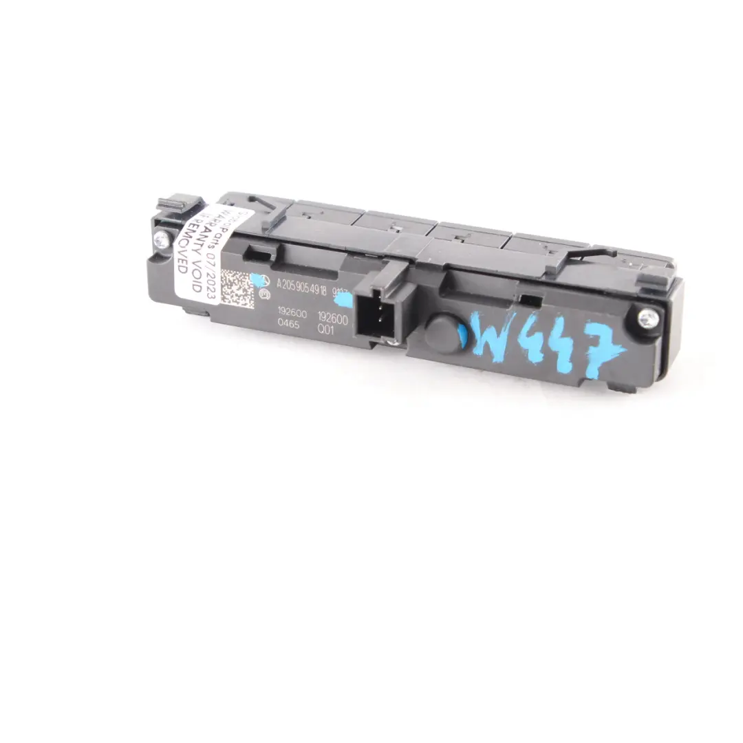 PDC Switch Mercedes W205 Vito W447 Dashboard Parking Switch Block to with Part number A2059054918 PDC Switch Mercedes W205 Vito W447 Dashboard Parking Switch Block - SKU A2059054918 - Part number A2059054918