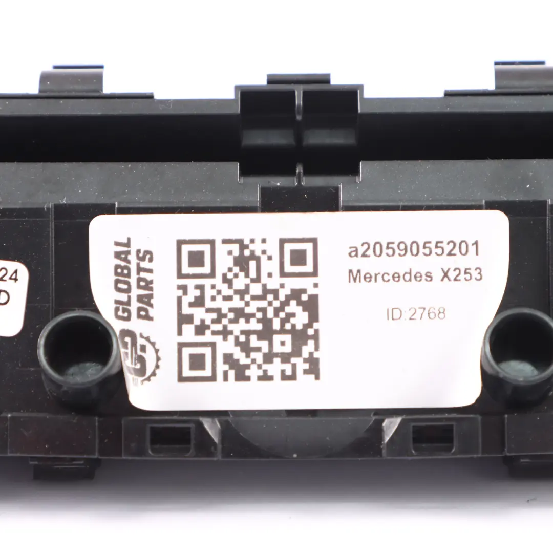  Schalttafel Mercedes W205 Mittelkonsole Radio Hazard Lights Schalter - SKU A2059055201 - Teilenummer A2059055201