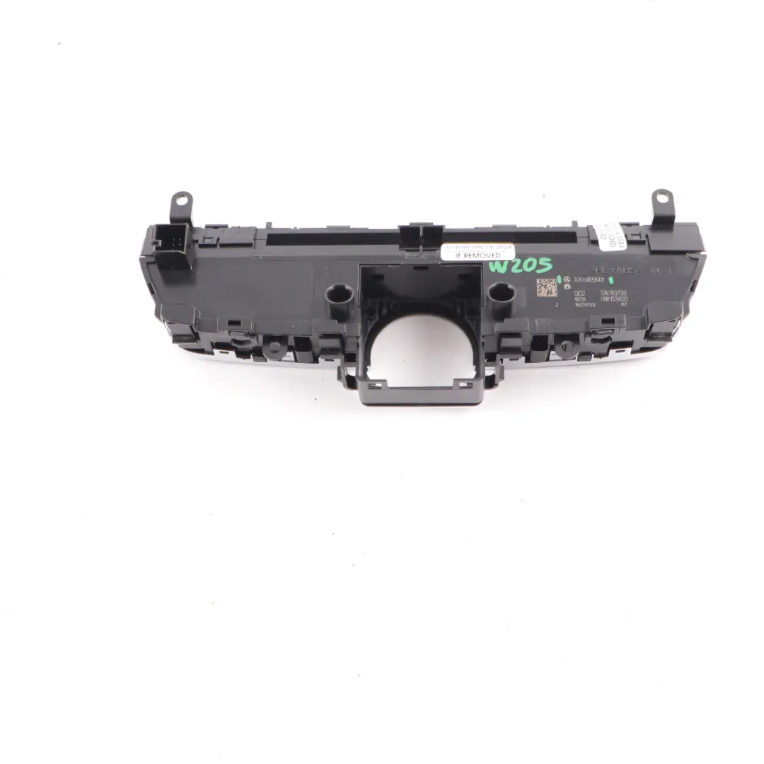 Schalttafel Mercedes W205 Mittelkonsole Radio Hazard Lights Schalter - SKU A2059056411 - Teilenummer A2059056411