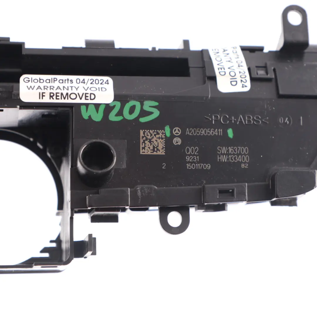 Pannello interruttori Mercedes W205 Console Radio Interruttore per con numero di parte A2059056411 Pannello interruttori Mercedes W205 Console Radio Interruttore - SKU A2059056411 - Numero di parte A2059056411