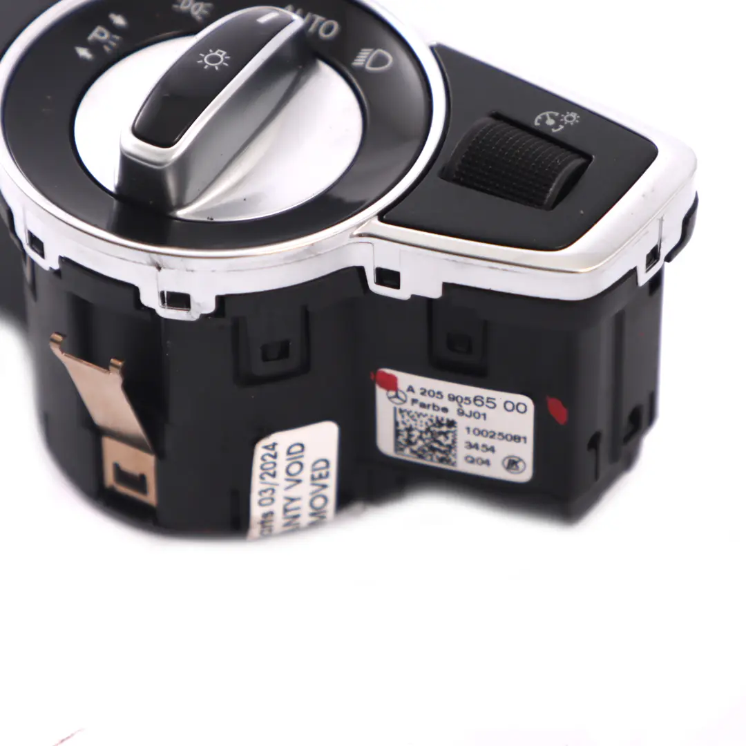 cruscotto pannello strumenti interruttore luce per Mercedes W205 W447 con numero di parte A2059056500 Mercedes W205 W447 cruscotto pannello strumenti interruttore luce - SKU A2059056500 - Numero di parte A2059056500