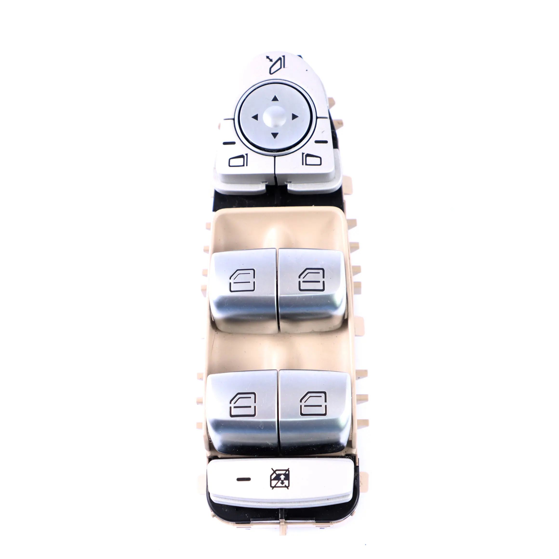 Interruptor elevalunas lado conductor delantero Mercedes X253 Beige A2059056811