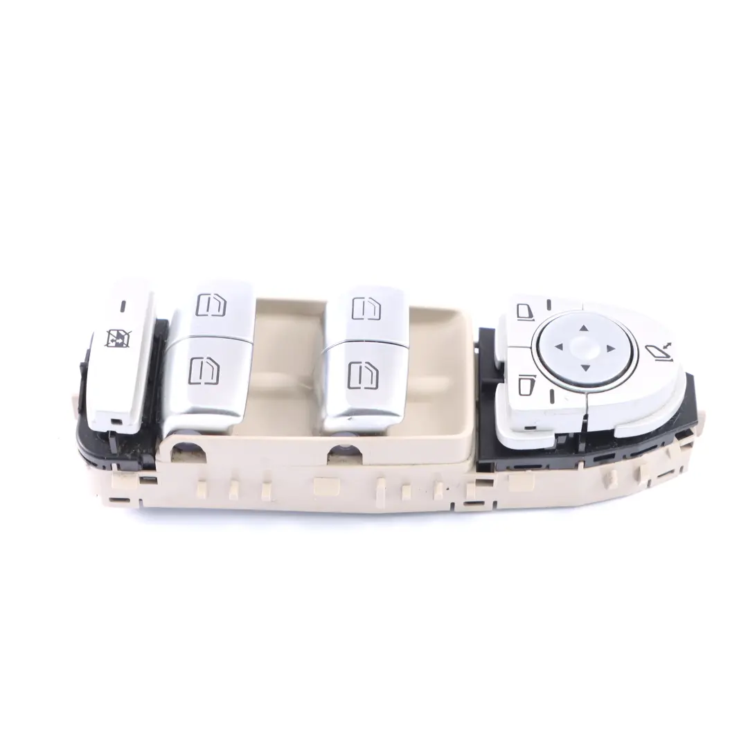 Mercedes X253 Window Lifter Switch Front Driver Side Beige - SKU A2059056811-1 - Part number A2059056811
