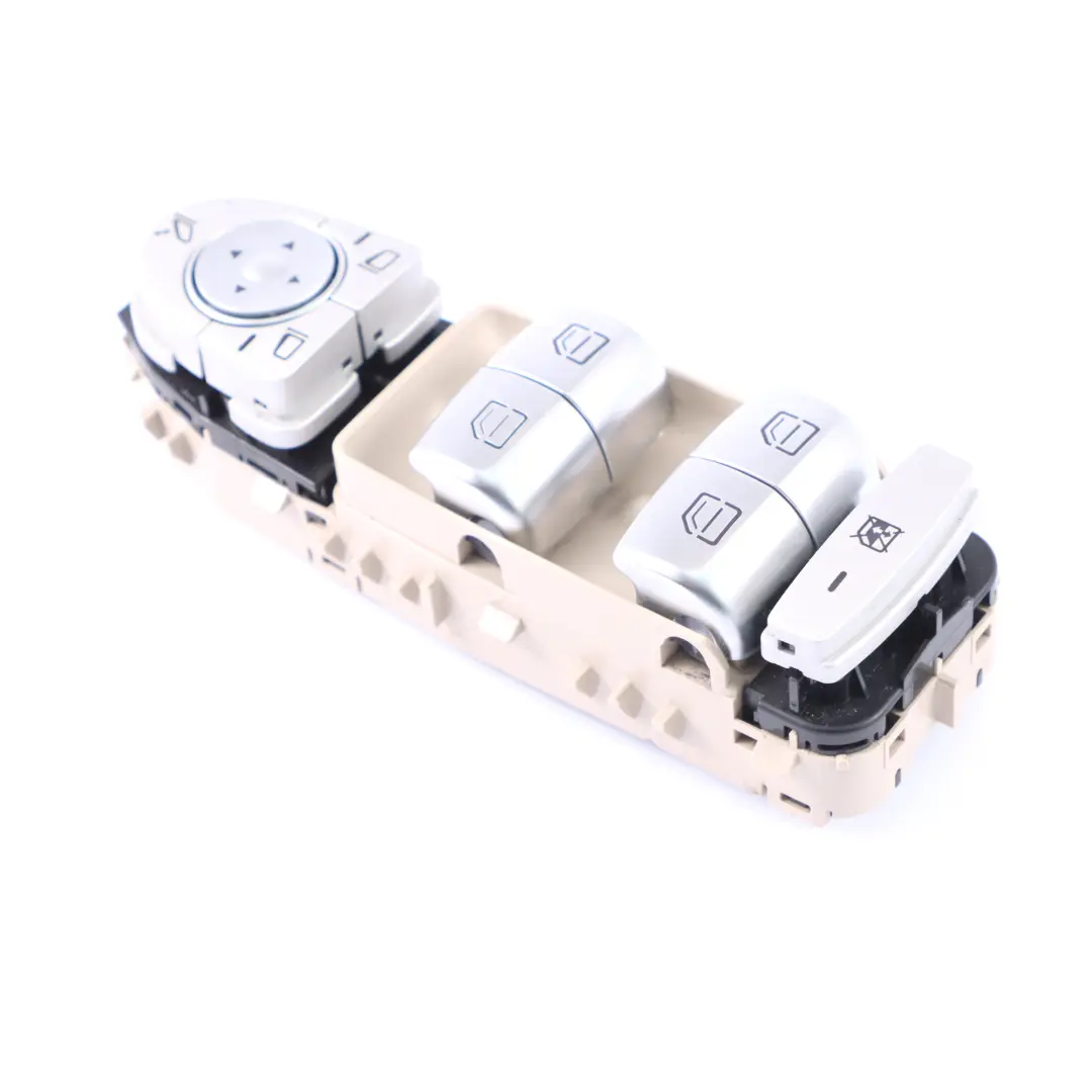 Mercedes X253 Window Lifter Switch Front Driver Side Beige - SKU A2059056811-1 - Part number A2059056811