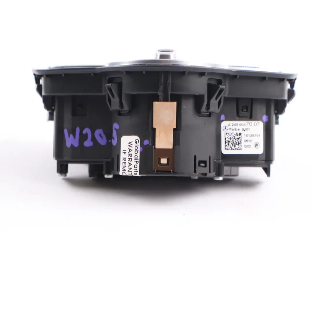 Mercedes W205 Interruptor Salpicadero Panel Instrumentos Panel Luz - SKU A2059057007 - Número de pieza A2059057007