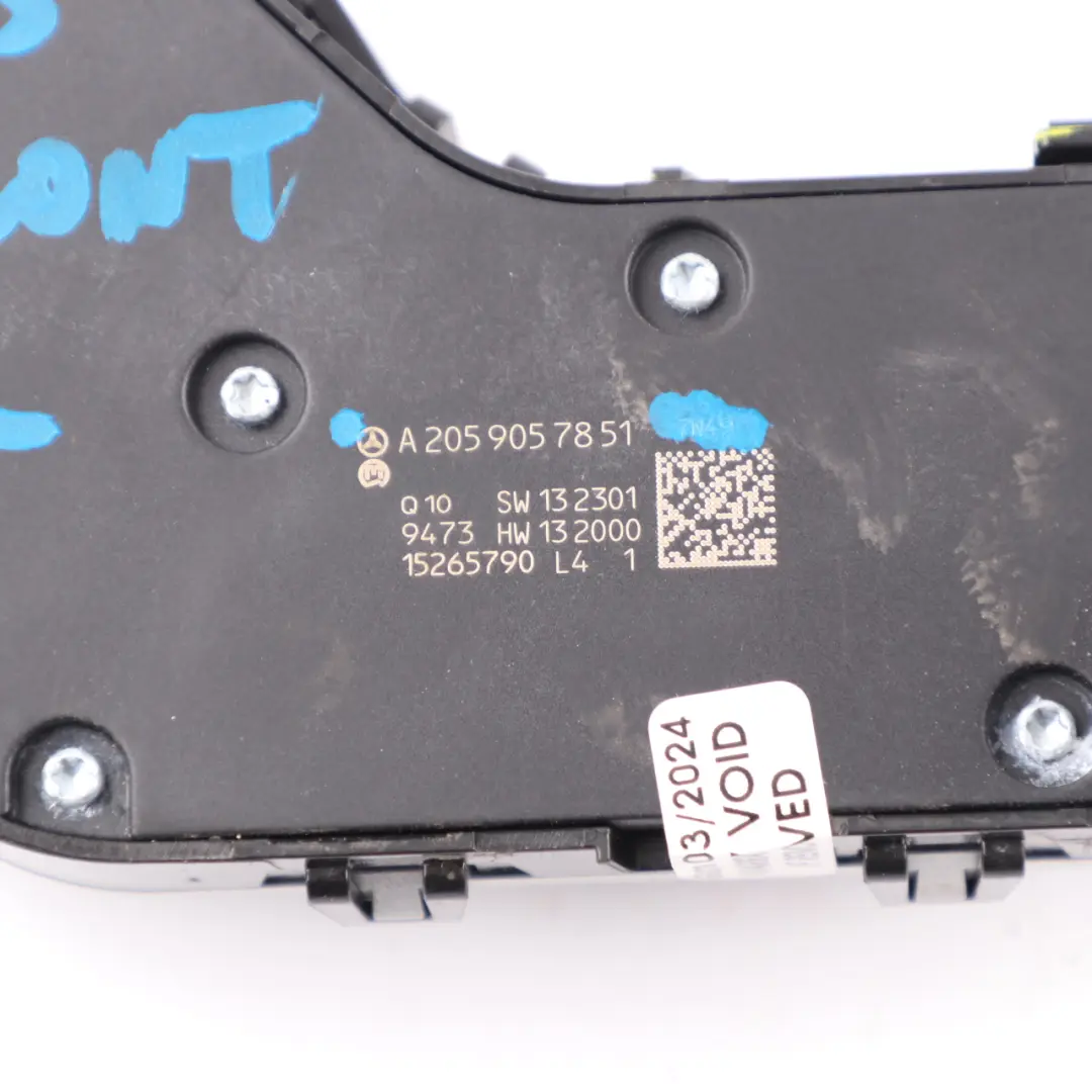 Switch Mercedes W205 Front Door Right O/S Seat Adjustment Switch to with Part number A2059057851 Switch Mercedes W205 Front Door Right O/S Seat Adjustment Switch - SKU rhd-A2059057851 - Part number A2059057851
