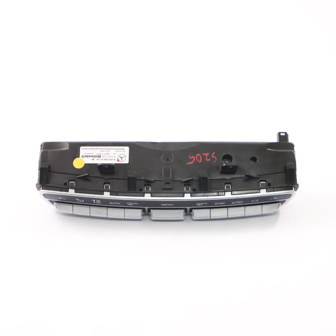  Control Panel Mercedes W205 Automatic Air Conditioning Switch - SKU A2059058105 - Part number A2059058105
