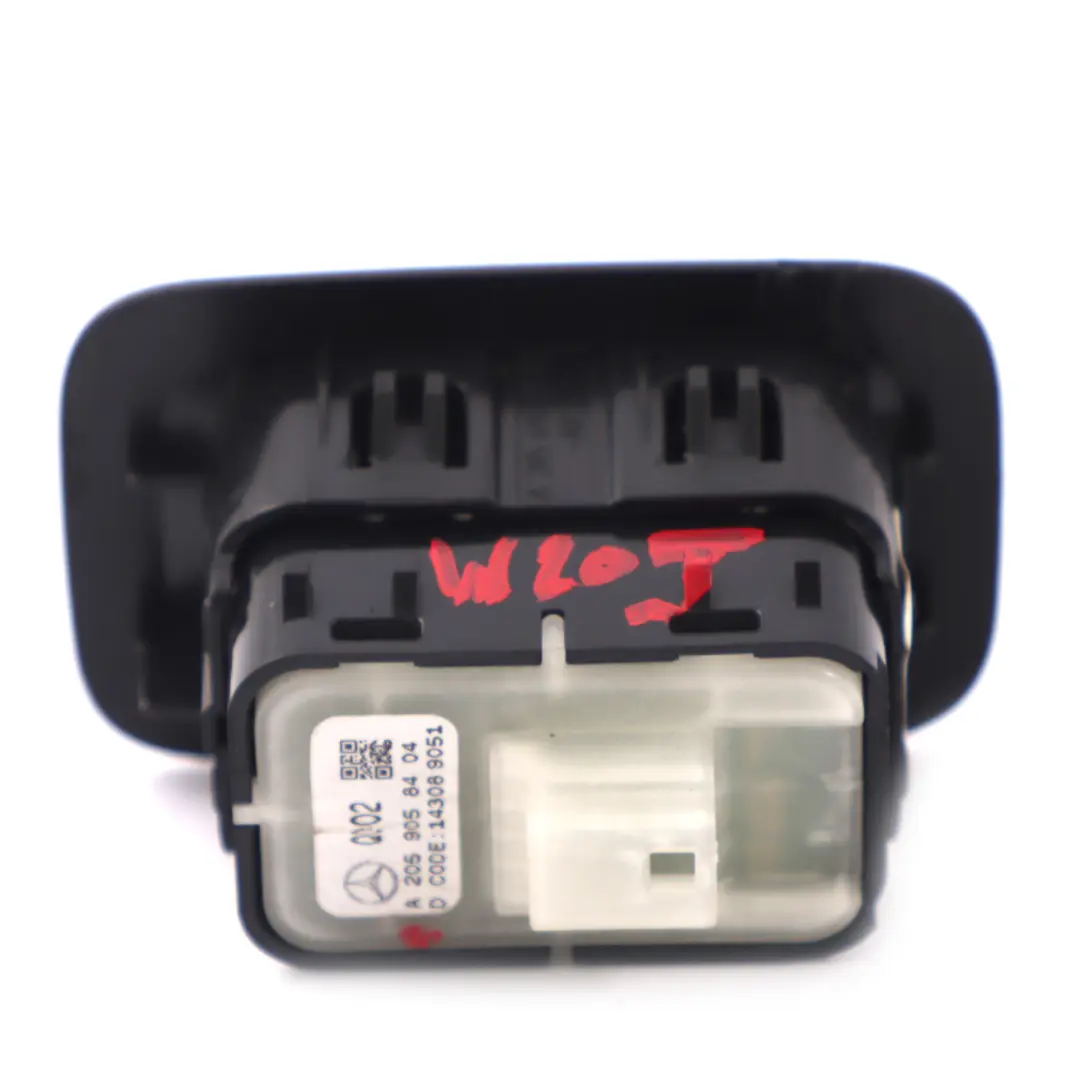 Interruttore rilascio schienale pulsante per Mercedes W205 X253 Estate con numero di parte A2059058404 Mercedes W205 X253 Estate Interruttore rilascio schienale pulsante - SKU A2059058404 - Numero di parte A2059058404