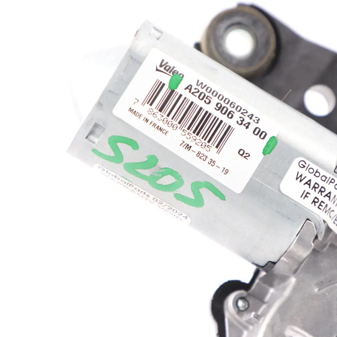 Motor Del Limpiaparabrisas Trasero De La Tapa Maletero para Mercedes S205 con número de pieza A2059063400 Mercedes S205 Motor Del Limpiaparabrisas Trasero De La Tapa Maletero - SKU A2059063400 - Número de pieza A2059063400