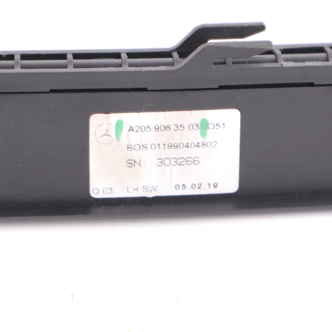 Gear Motor Mercedes S205 Roller Blind Guide Rail With Motor Left N/S - SKU A2059063503 - Part number A2059063503