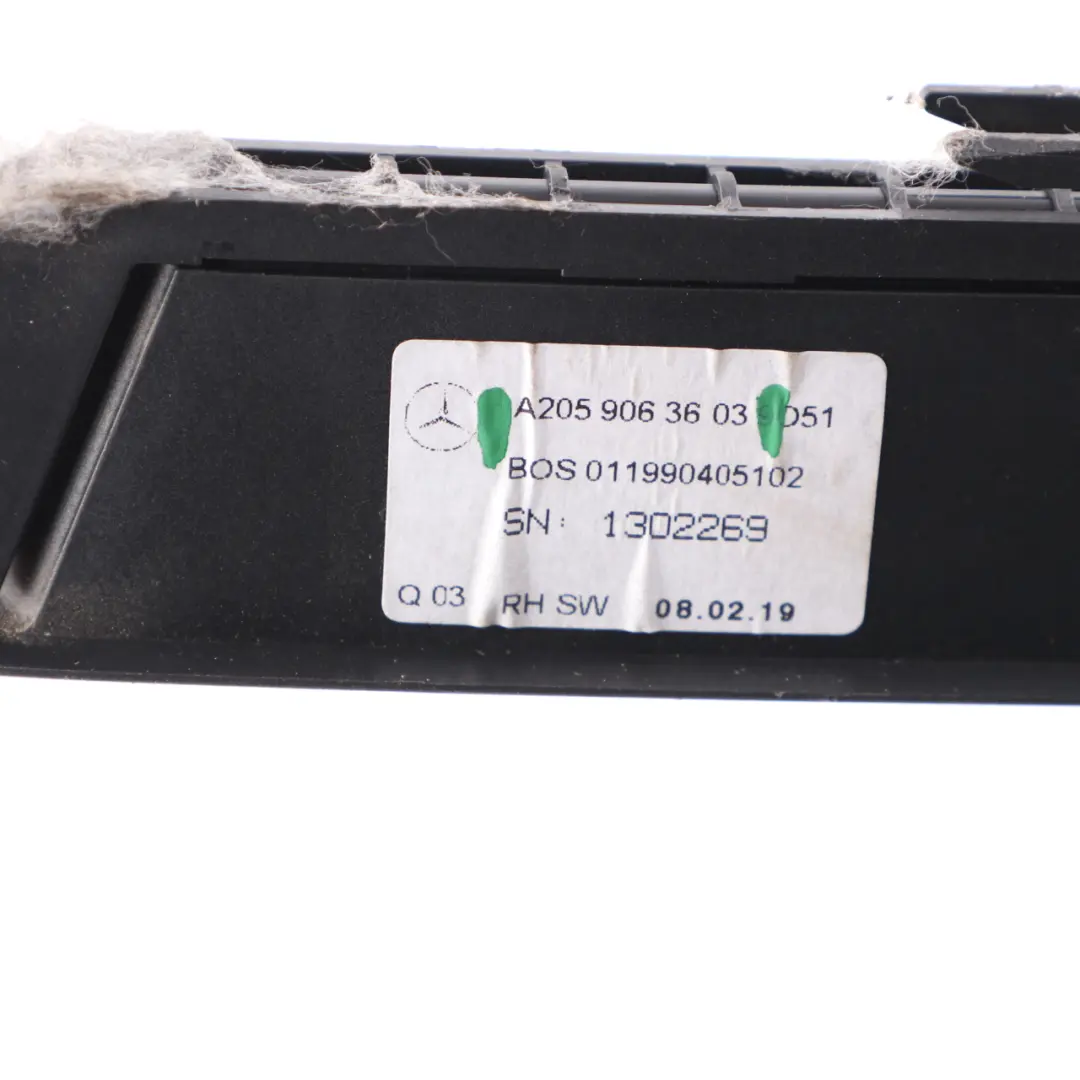 Gear Motor Mercedes S205 Roller Blind Guide Rail With Motor Right - SKU A2059063603 - Part number A2059063603