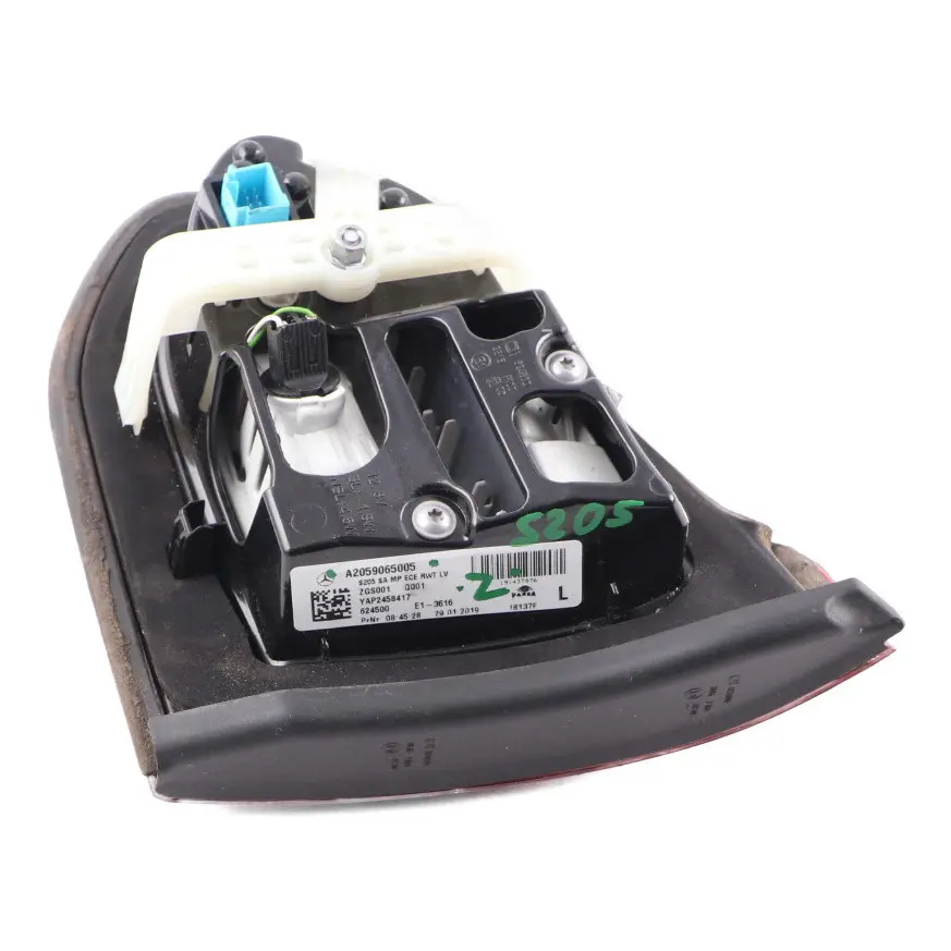 Mercedes S205 Estate Rear Lamp Inner Light Trunk Tailgate Left N/S - SKU A2059065005 - Part number A2059065005
