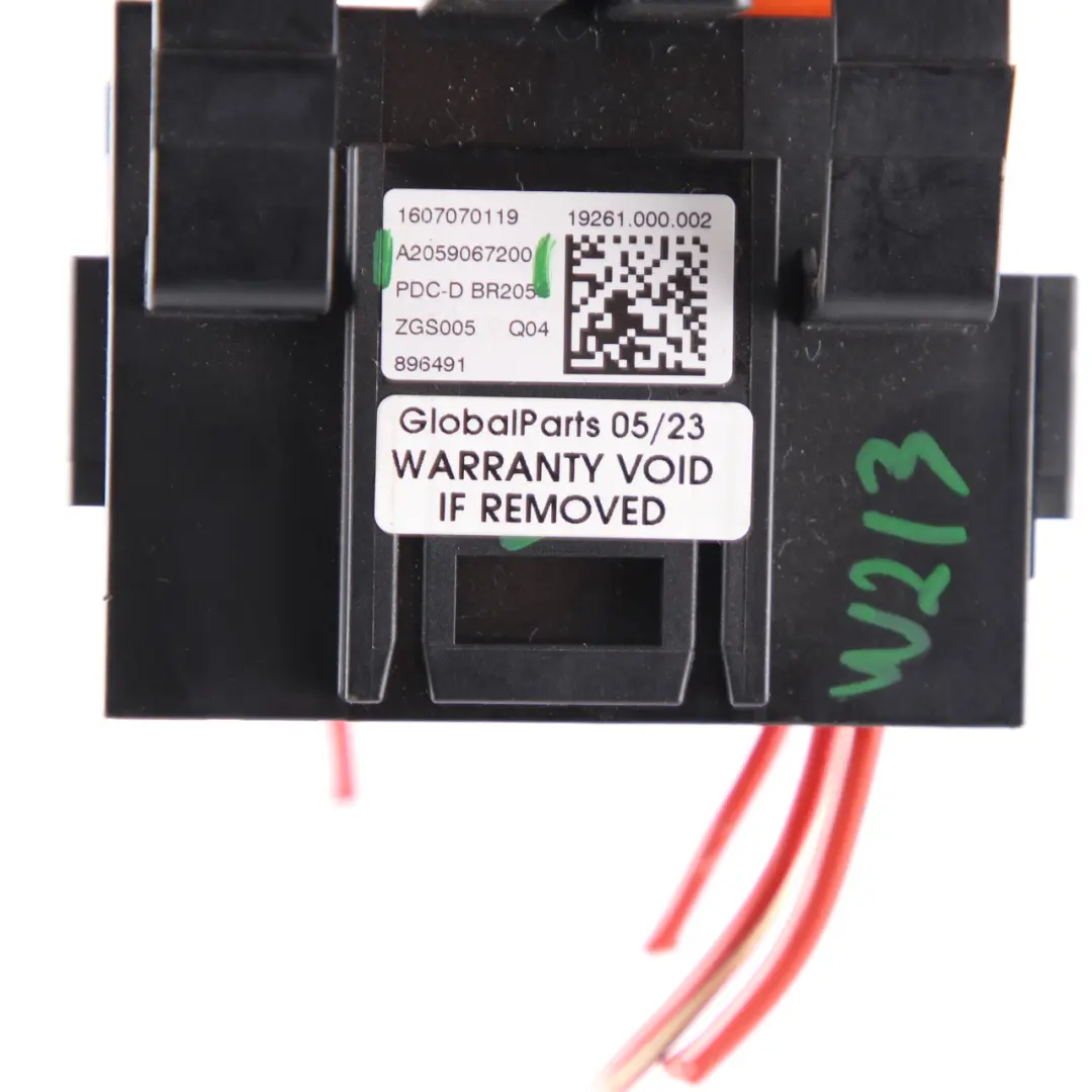 Mercedes W205 S205 W213 Scatola dei fusibili Modulo di controllo relè anteriore - SKU A2059067200 - Numero di parte A2059067200