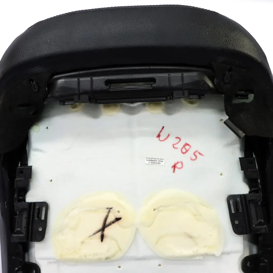  Schienale Mercedes W205 riscaldato anteriore destro nero finta pelle - SKU A2059102611-5 - Numero di parte A2059102611