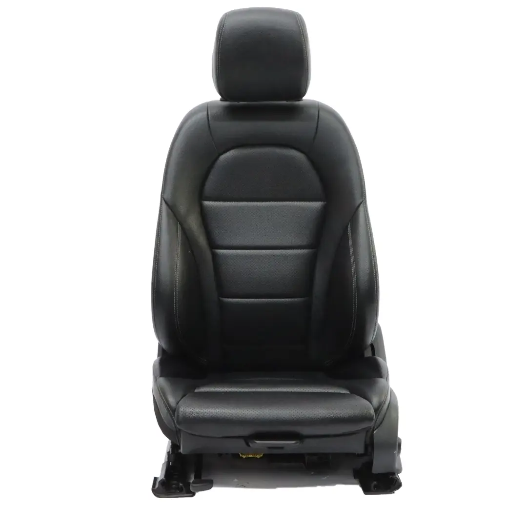 Mercedes W205 S205 Vorne Links Sitz Beheizt Imiation Leder Schwarz Lendenwirbel - SKU A2059102611-6 - Teilenummer A2059102611