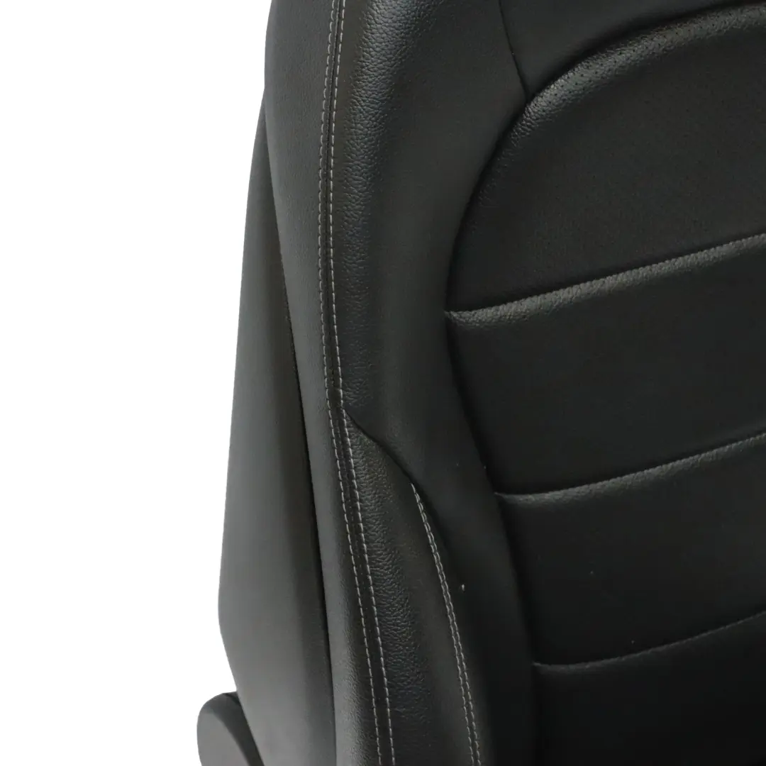 Mercedes W205 S205 Vorne Links Sitz Beheizt Imiation Leder Schwarz Lendenwirbel - SKU A2059102611-6 - Teilenummer A2059102611